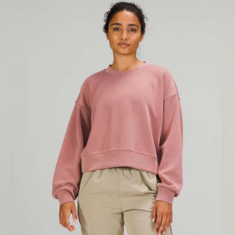 Lululemon Athletica Dusty‎ Rose Crewneck Top
